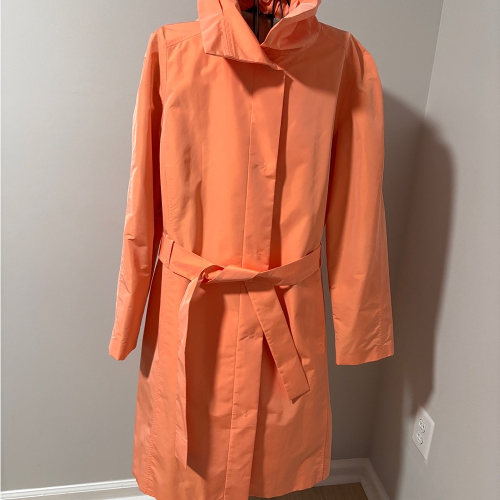 Brooks Brothers Women's Bright Orange Trench Coat